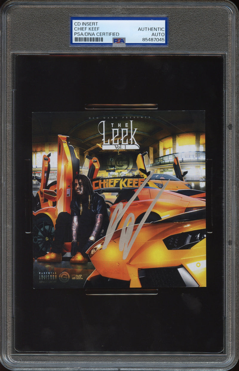 Chief Keef Signed Autographed CD Cover “The Leek (Vol. 1)” PSA/DNA Authenticated