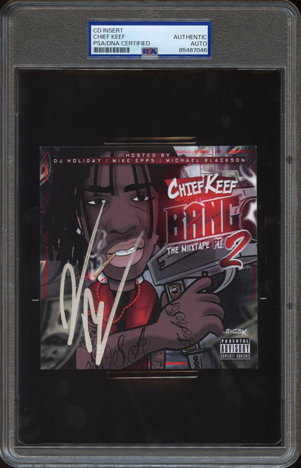 Chief Keef Signed Autographed CD Cover “Bang, Pt. 2” PSA/DNA Authenticated