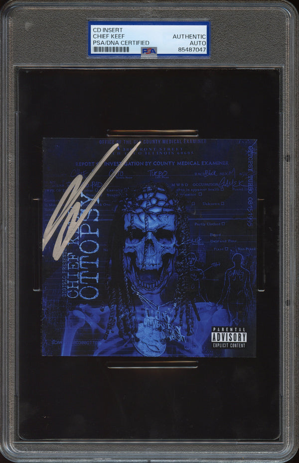 Chief Keef Signed Autographed CD Cover “Ottopsy” PSA/DNA Authenticated