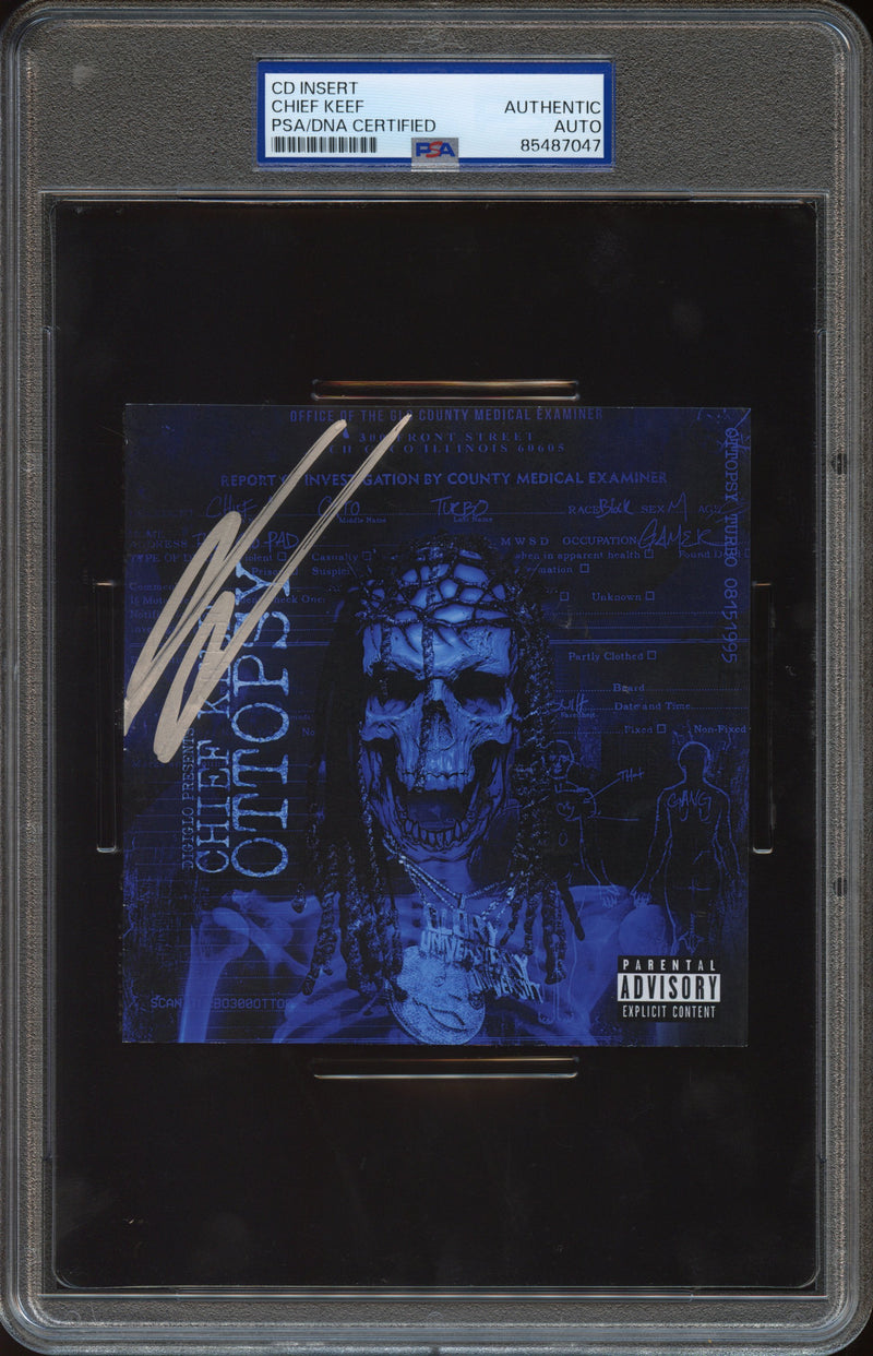 Chief Keef Signed Autographed CD Cover “Ottopsy” PSA/DNA Authenticated