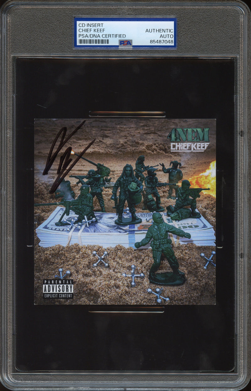 Chief Keef Signed Autographed CD Cover “4Nem” PSA/DNA Authenticated
