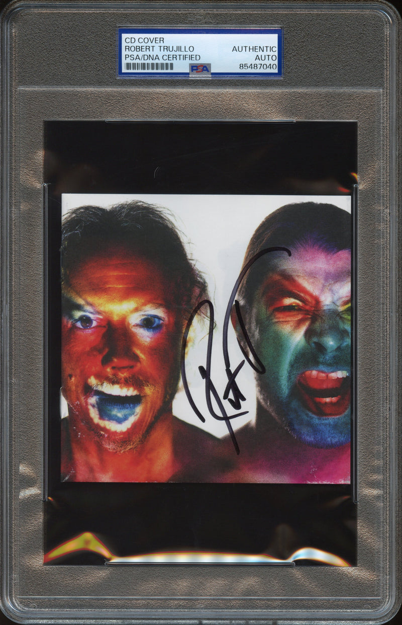 Robert Trujillo Signed Autographed CD Cover “Hardwired... to Self-Destruct” PSA/DNA Authenticated