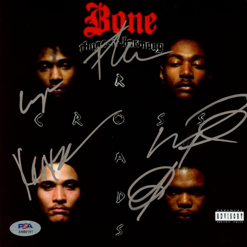 Bone Thugs-N-Harmony Signed Autographed 8x8 Photo "Tha Crossroads" PSA/DNA Authenticated