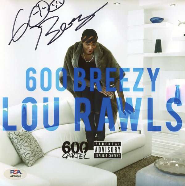 600breezy Signed Autographed 8x8 Photo “Lou Rawls” PSA/DNA Authenticated