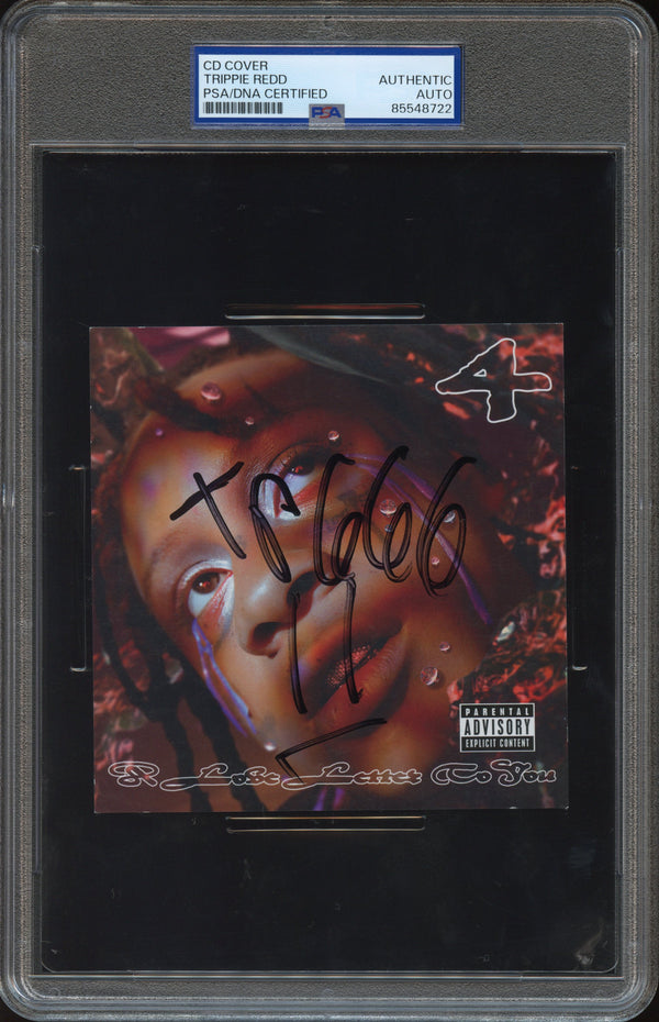 Trippie Redd Signed Autographed CD Cover “A Love Letter to You 4” PSA/DNA Authenticated