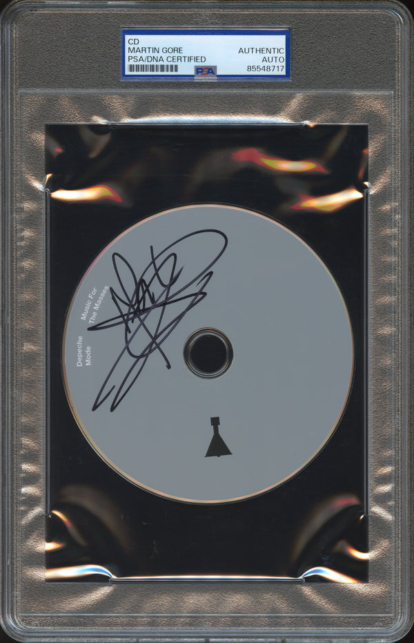 Martin Gore Signed Autographed CD "Music for the Masses" PSA/DNA Authenticated