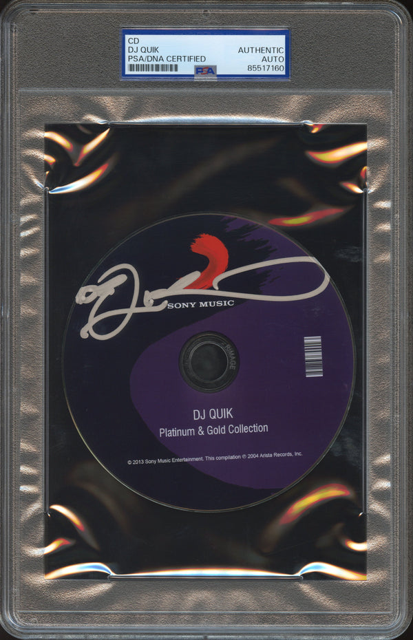 DJ Quik Signed Autographed CD "Platinum & Gold Collection" PSA/DNA Authenticated