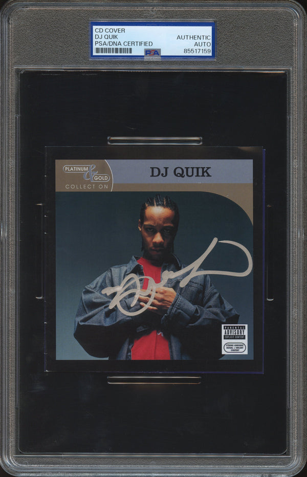 DJ Quik Signed Autographed CD Cover "Platinum & Gold Collection" PSA/DNA Authenticated