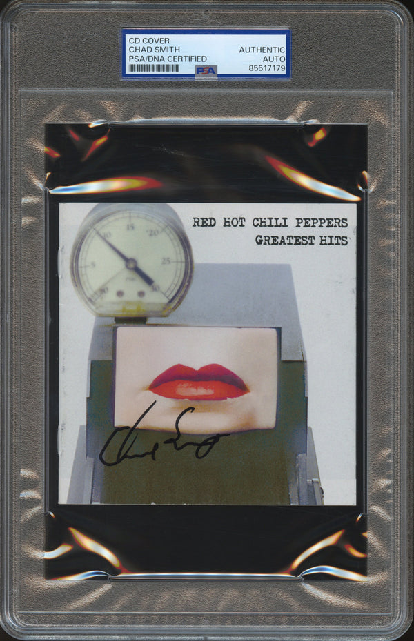 Chad Smith Signed Autographed CD Cover "Greatest Hits" PSA/DNA Authenticated