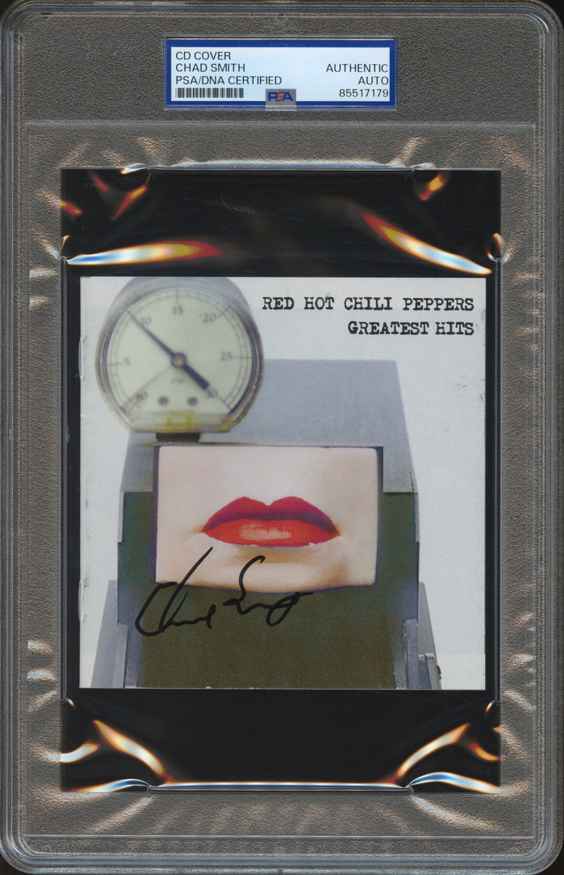 Chad Smith Signed Autographed CD Cover "Greatest Hits" PSA/DNA Authenticated