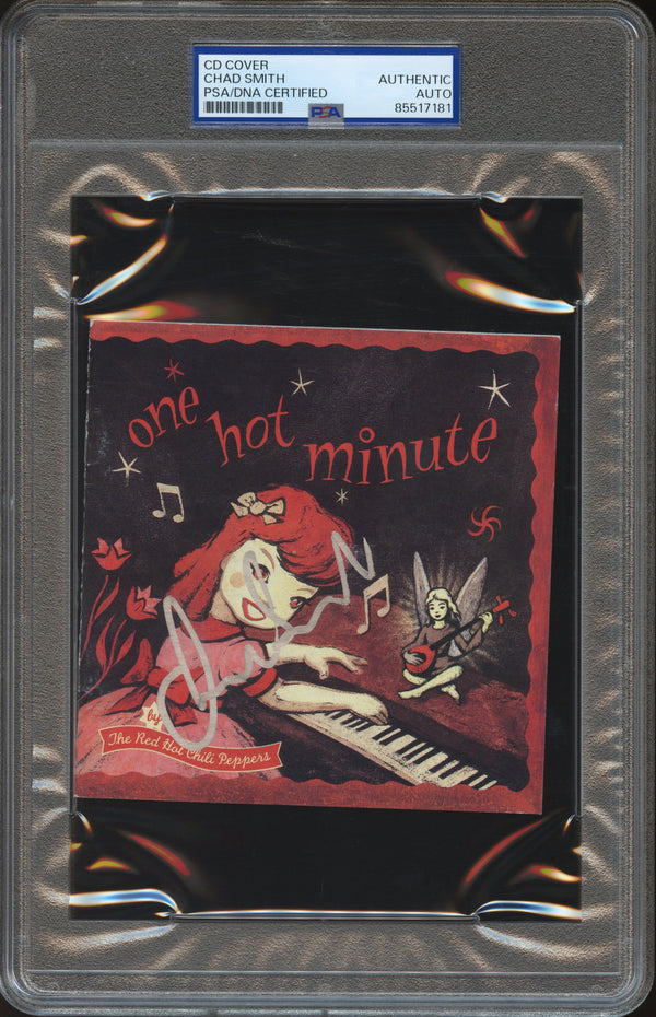 Chad Smith Signed Autographed CD Cover "One Hot Minute" PSA/DNA Authenticated