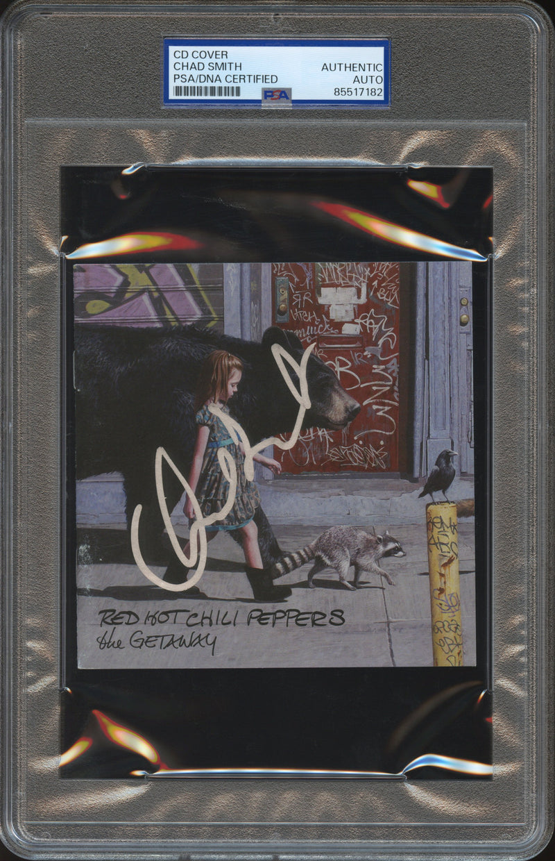 Chad Smith Signed Autographed CD Cover "The Getaway" PSA/DNA Authenticated