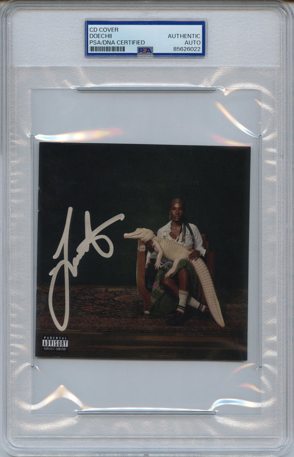 Doechii Signed Autographed CD Cover “Alligator Bites Never Heal” PSA/DNA Authenticated