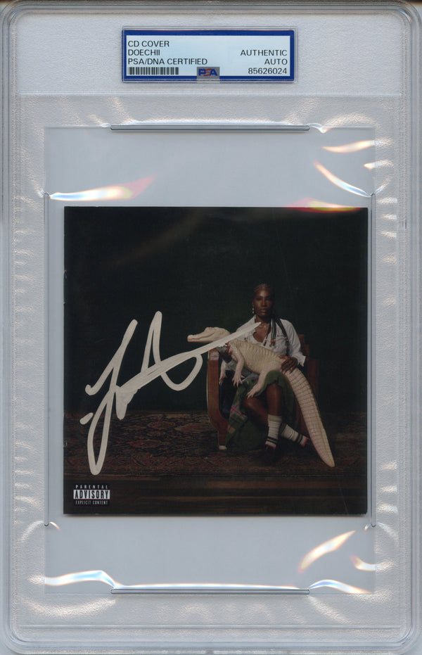 Doechii Signed Autographed CD Cover “Alligator Bites Never Heal” PSA/DNA Authenticated