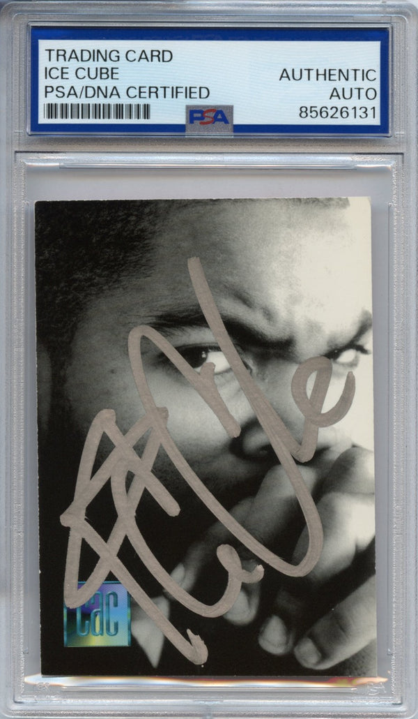 1998 Dada Footwear Collectible Artist Cards Ice Cube Auto PSA/DNA Authenticated