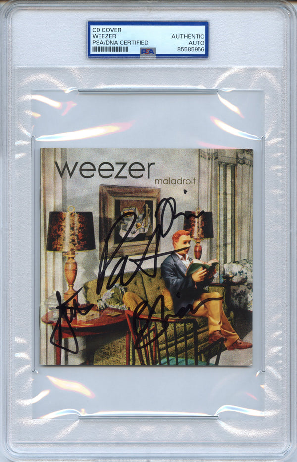 Weezer Signed Autographed CD Cover “Maladroit” PSA/DNA Authenticated