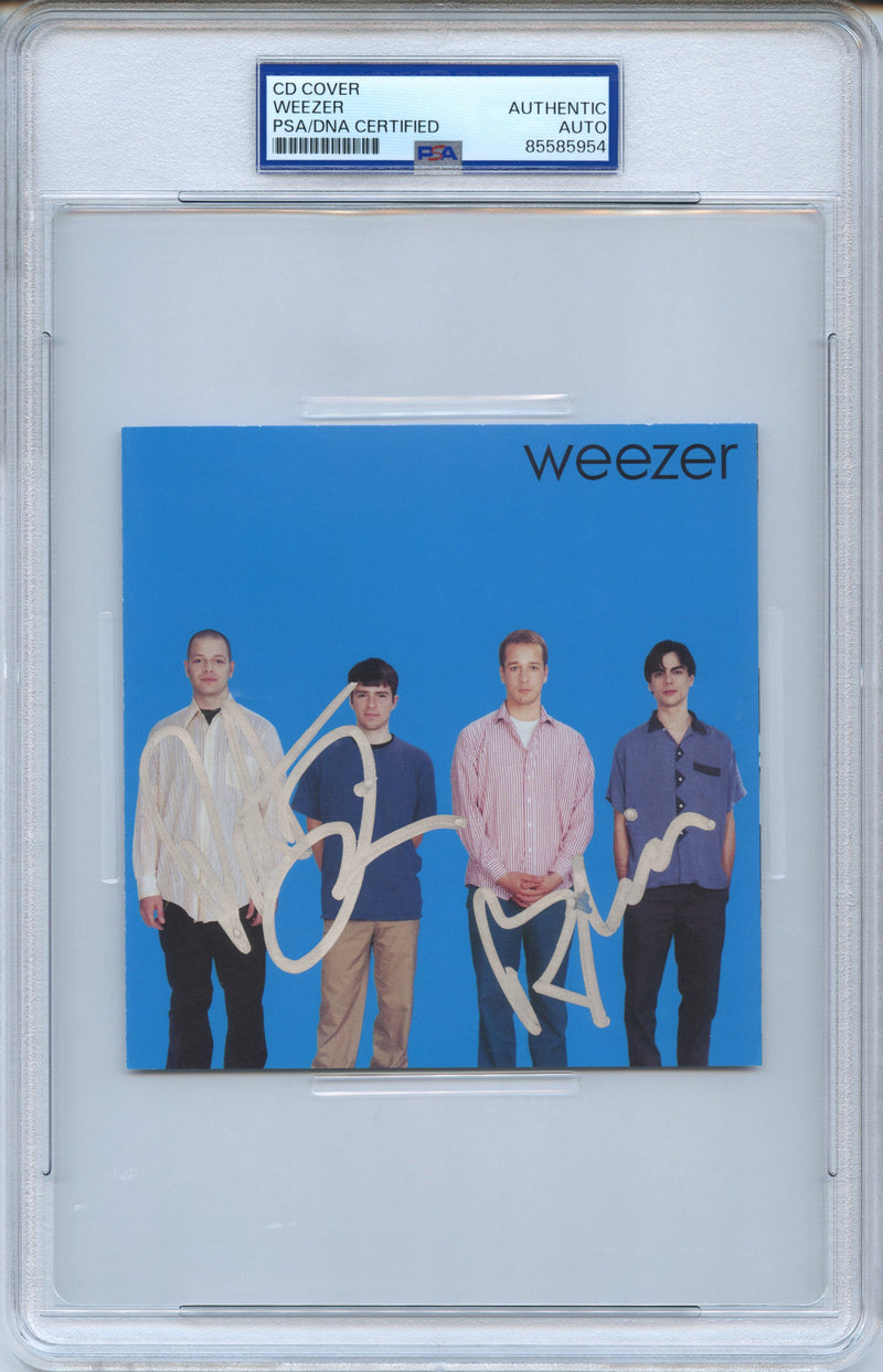 Weezer Signed Autographed CD Cover “Weezer” PSA/DNA Authenticated