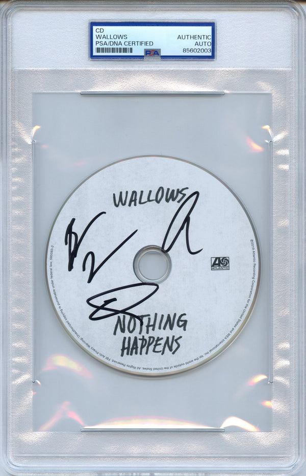 Wallows Signed Autographed CD "Nothing Happens" PSA/DNA Authenticated