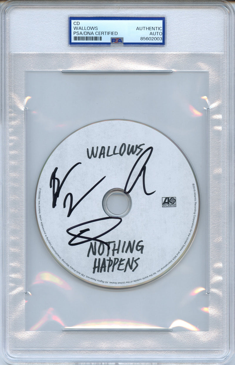 Wallows Signed Autographed CD "Nothing Happens" PSA/DNA Authenticated
