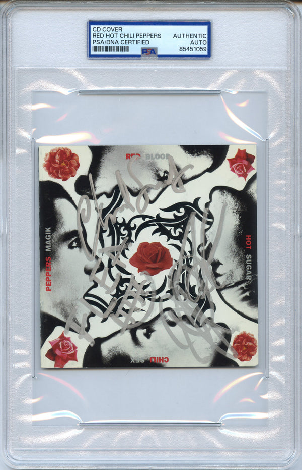 Red Hot Chili Peppers Signed Autographed CD Cover "Blood Sugar Sex Magik" PSA/DNA Authenticated