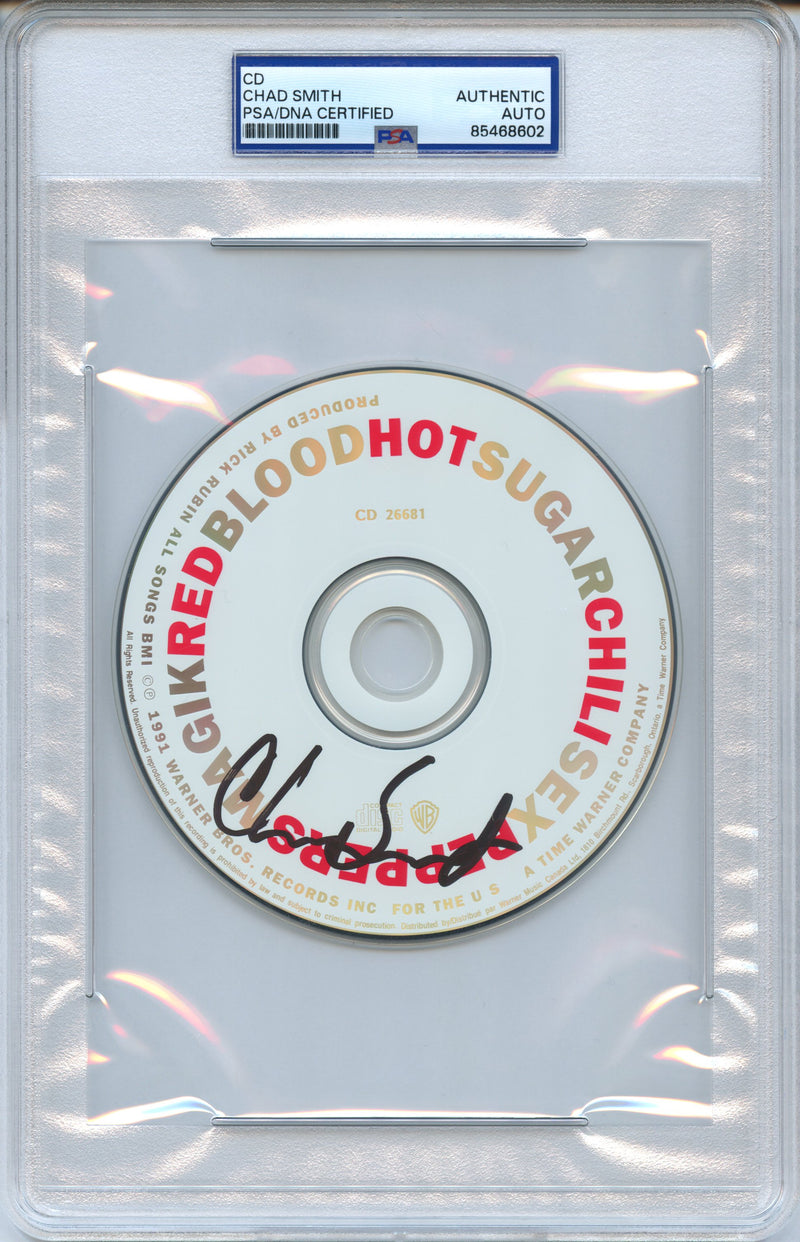 Chad Smith Signed Autographed CD "Blood Sugar Sex Magik" PSA/DNA Authenticated