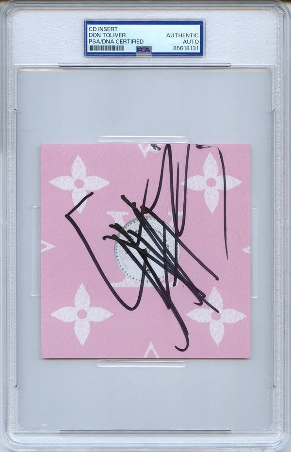 Don Toliver Signed Autographed CD Cover “LV Bag” PSA/DNA Authenticated
