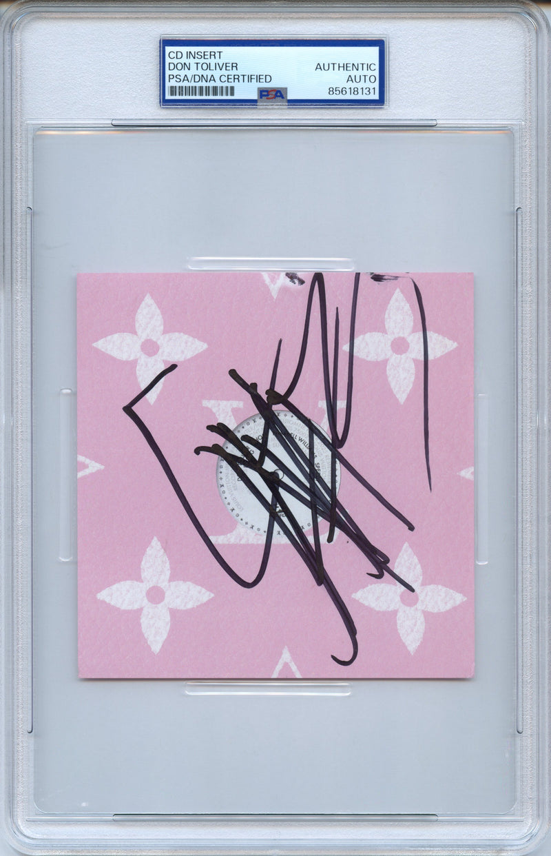Don Toliver Signed Autographed CD Cover “LV Bag” PSA/DNA Authenticated