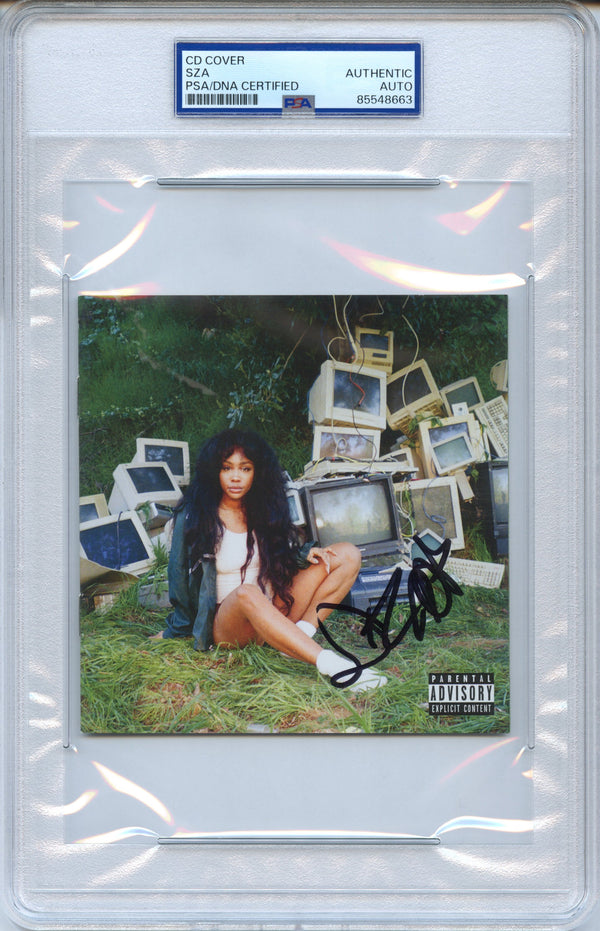 SZA Signed Autographed CD Cover "Ctrl" PSA/DNA Authenticated