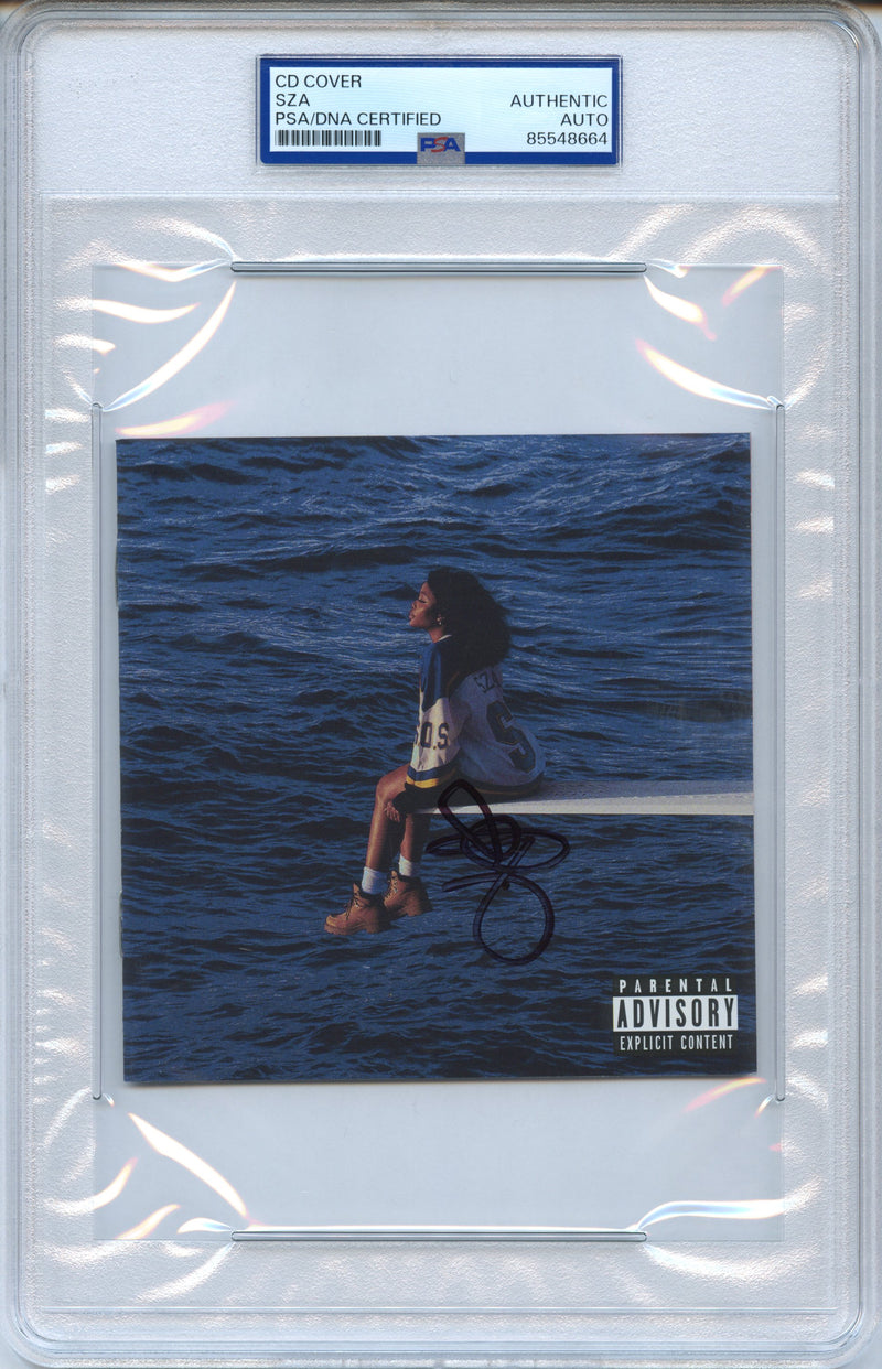 SZA Signed Autographed CD Cover "SOS" PSA/DNA Authenticated