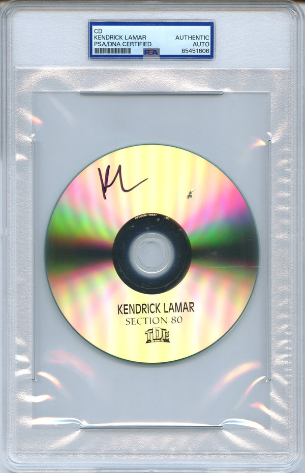 Kendrick Lamar Signed Autographed CD “Section.80” PSA/DNA Authenticated