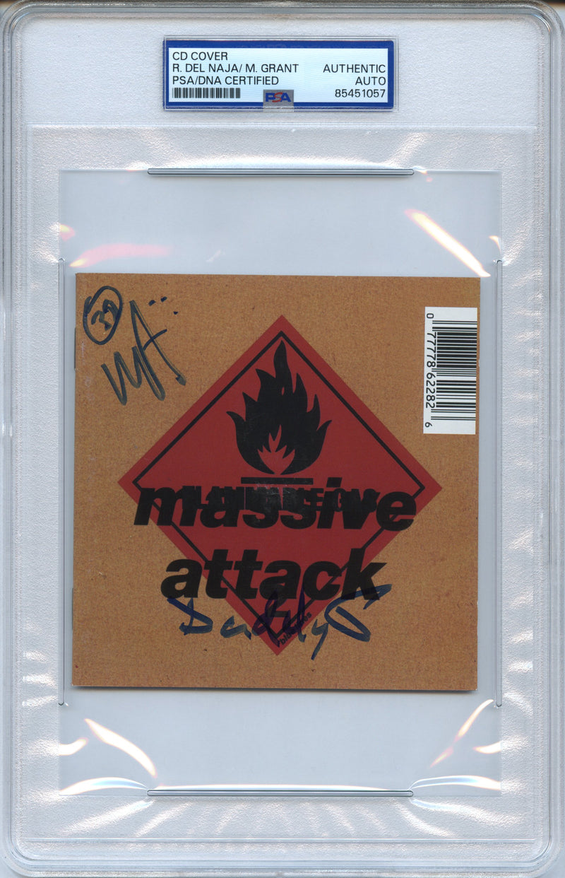 Massive Attack Signed Autographed CD Cover "Blue Lines" PSA/DNA Authenticated