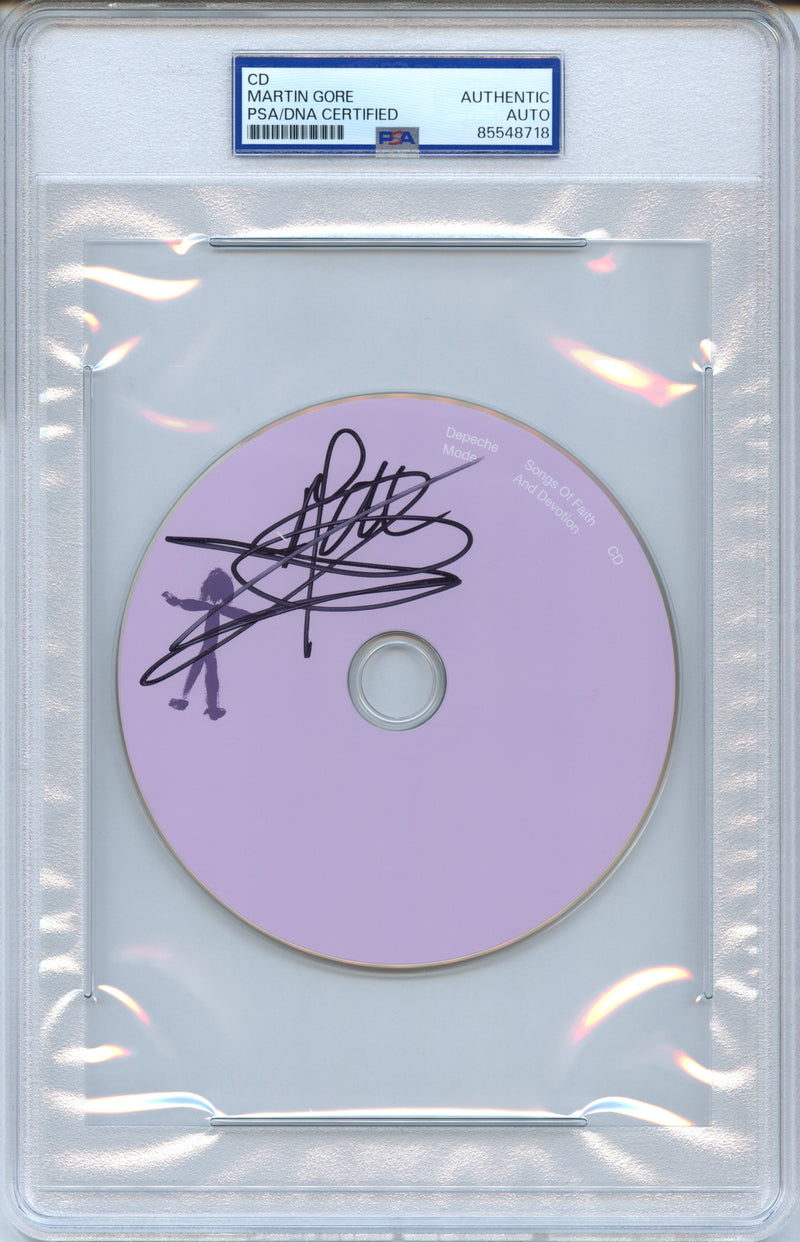 Martin Gore Signed Autographed CD "Songs of Faith and Devotion" PSA/DNA Authenticated