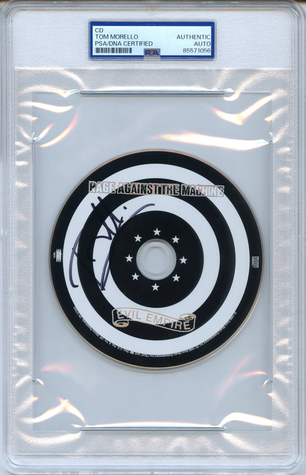 Tom Morello Signed Autographed CD "Evil Empire" PSA/DNA Authenticated