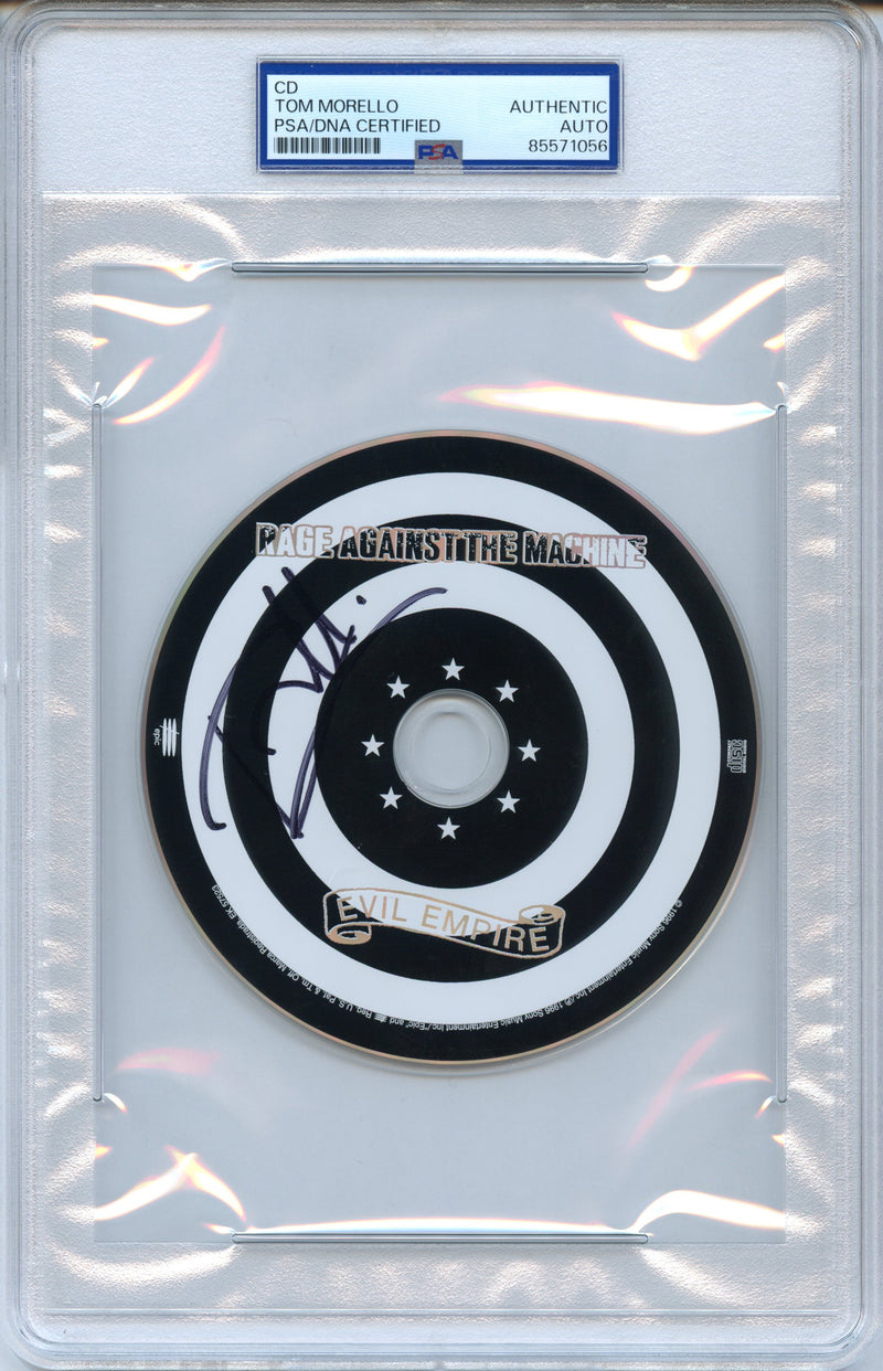Tom Morello Signed Autographed CD "Evil Empire" PSA/DNA Authenticated