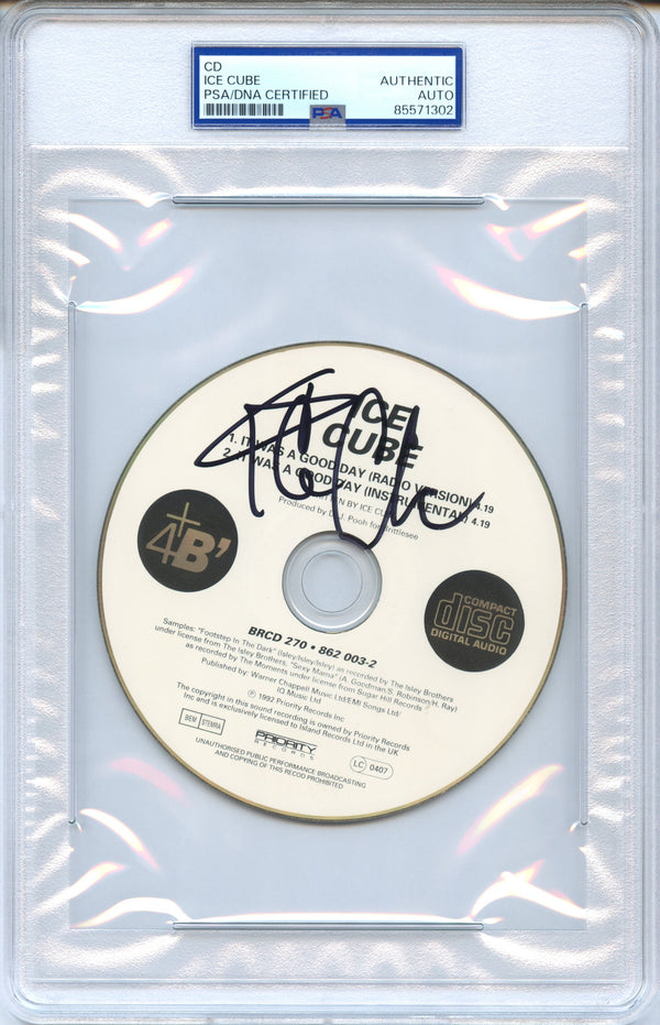 Ice Cube Signed Autographed CD “It Was a Good Day” PSA/DNA Authenticated