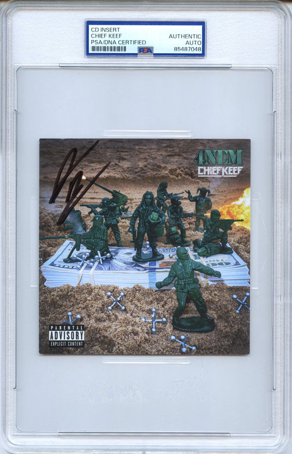 Chief Keef Signed Autographed CD Cover “4Nem” PSA/DNA Authenticated