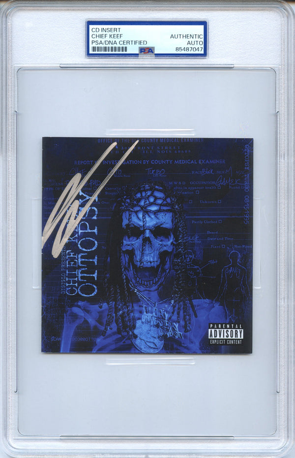 Chief Keef Signed Autographed CD Cover “Ottopsy” PSA/DNA Authenticated