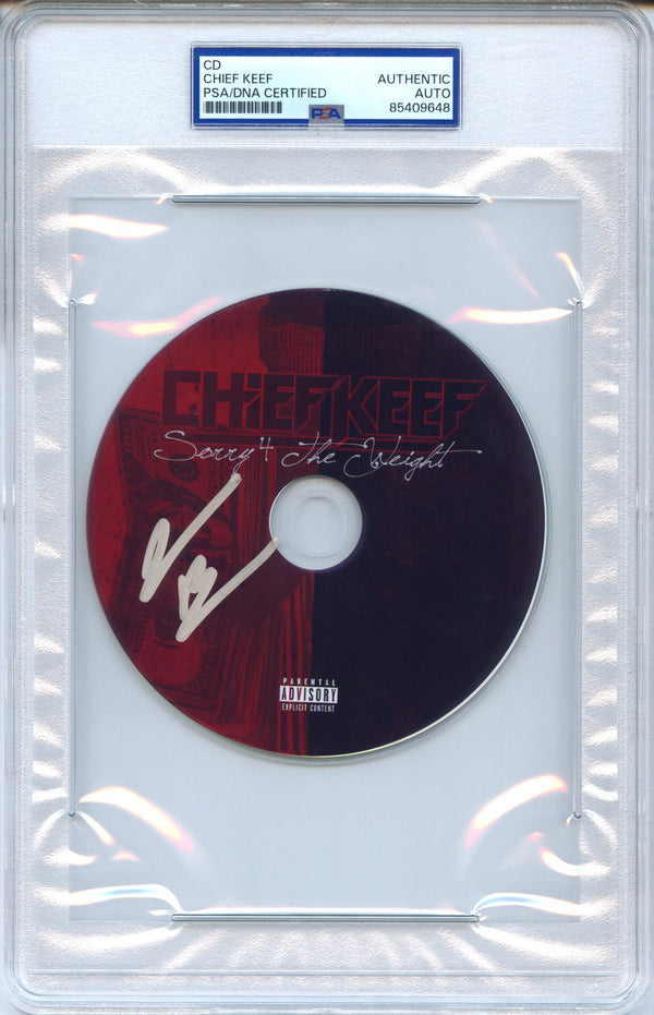 Chief Keef Signed Autographed CD “Sorry 4 The Weight” PSA/DNA Authenticated