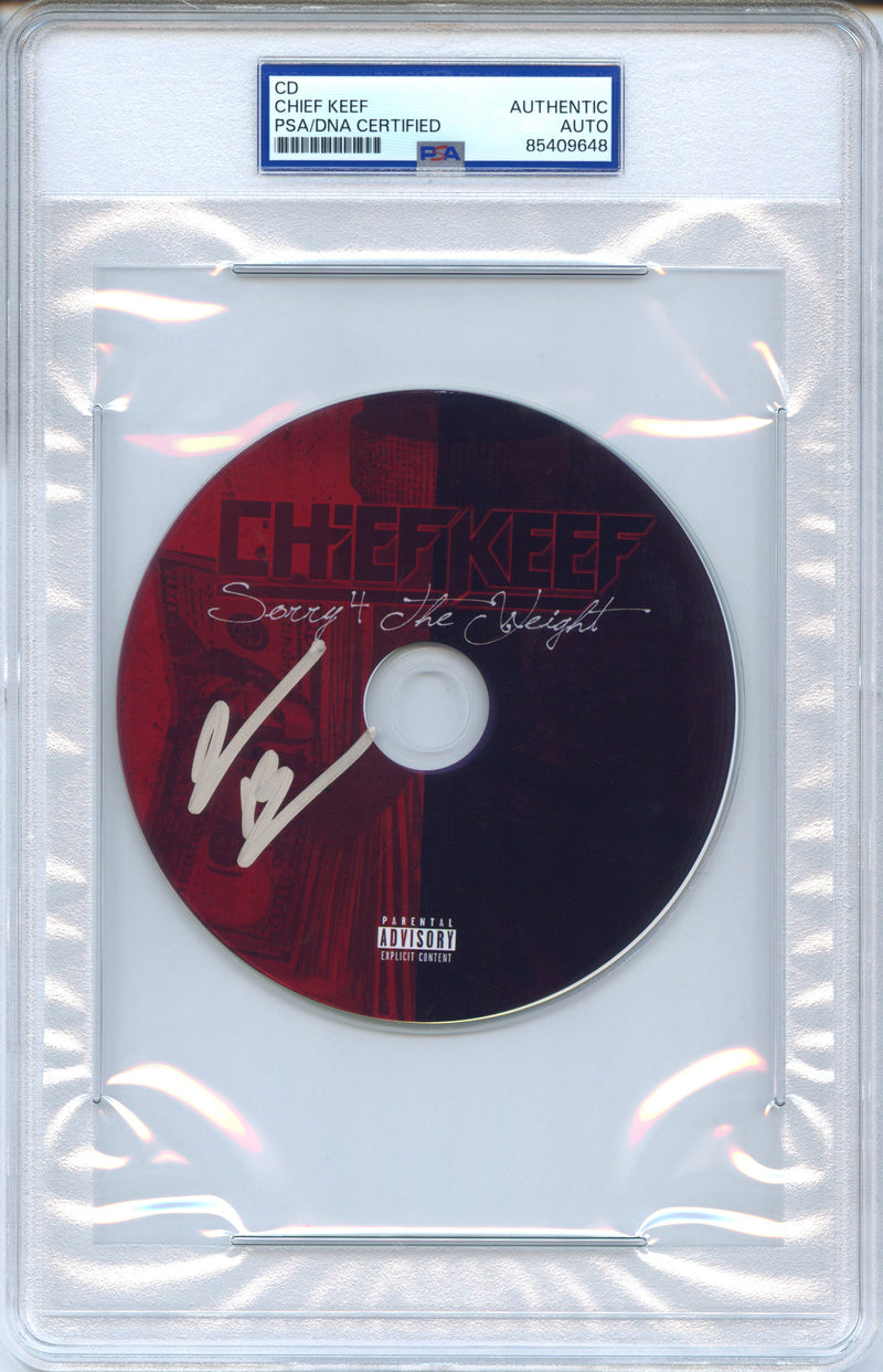 Chief Keef Signed Autographed CD “Sorry 4 The Weight” PSA/DNA Authenticated