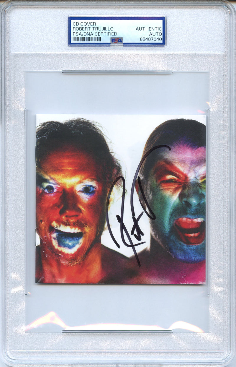 Robert Trujillo Signed Autographed CD Cover “Hardwired... to Self-Destruct” PSA/DNA Authenticated