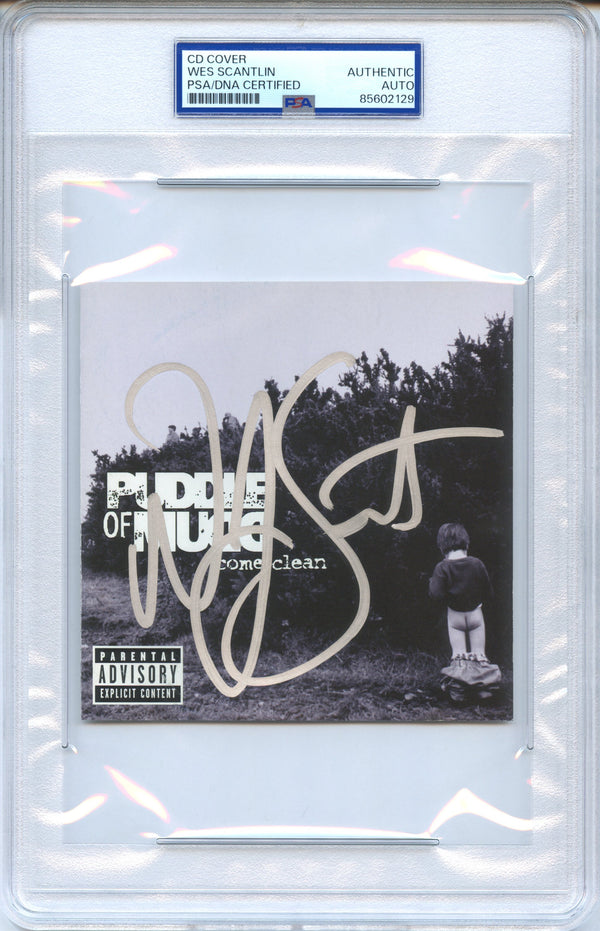 Wes Scantlin Signed Autographed CD Cover “Come Clean” PSA/DNA Authenticated
