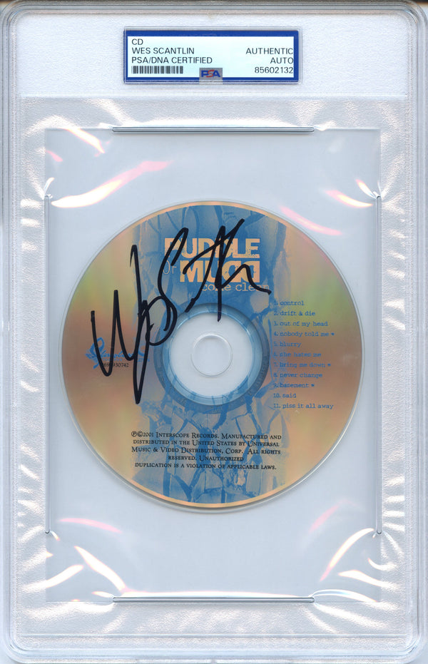 Wes Scantlin Signed Autographed CD “Come Clean” PSA/DNA Authenticated