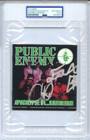 Public Enemy Signed Autographed CD Cover "Apocalypse 91... The Enemy Strikes Black" PSA/DNA Authenticated