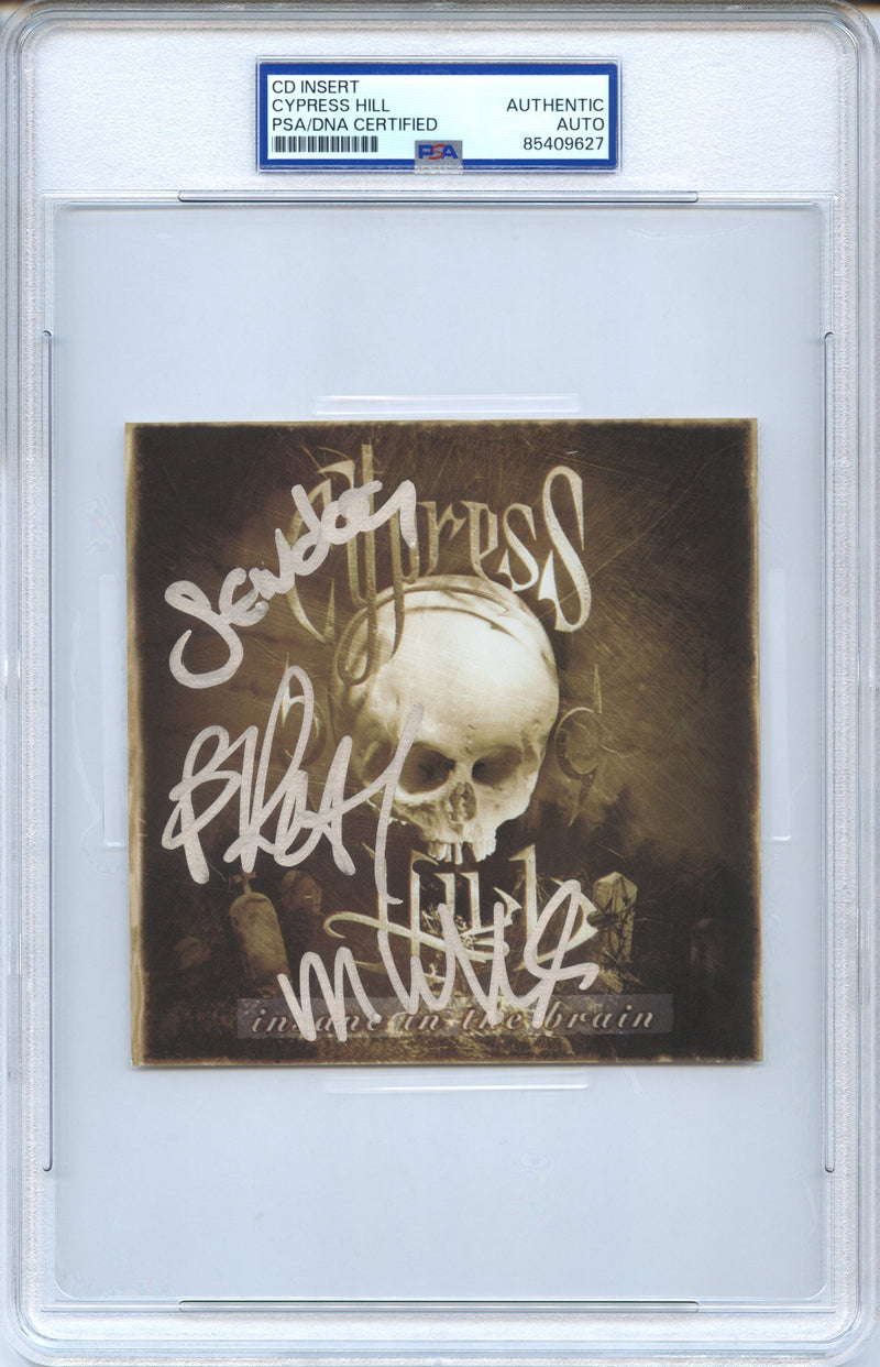 Cypress Hill Signed Autographed CD Cover "Insane in the Brain" PSA/DNA Authenticated