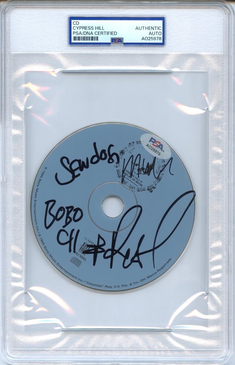 Cypress Hill Signed Autographed CD "Cypress Hill III: Temples of Boom" PSA/DNA Authenticated