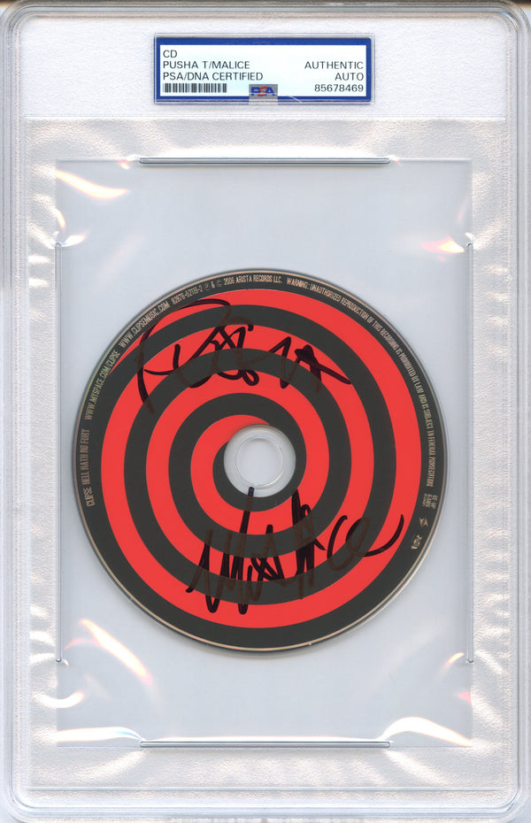 Clipse Signed Autographed CD “Hell Hath No Fury” PSA/DNA Authenticated