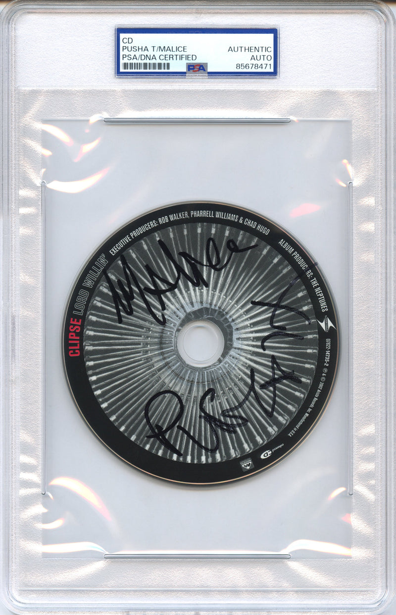 Clipse Signed Autographed CD “Lord Willin'” PSA/DNA Authenticated