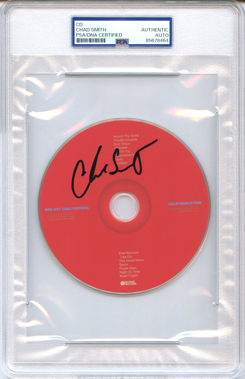Chad Smith Signed Autographed CD "Californication" PSA/DNA Authenticated
