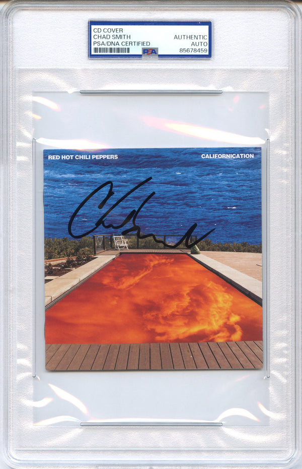 Chad Smith Signed Autographed CD Cover "Californication" PSA/DNA Authenticated