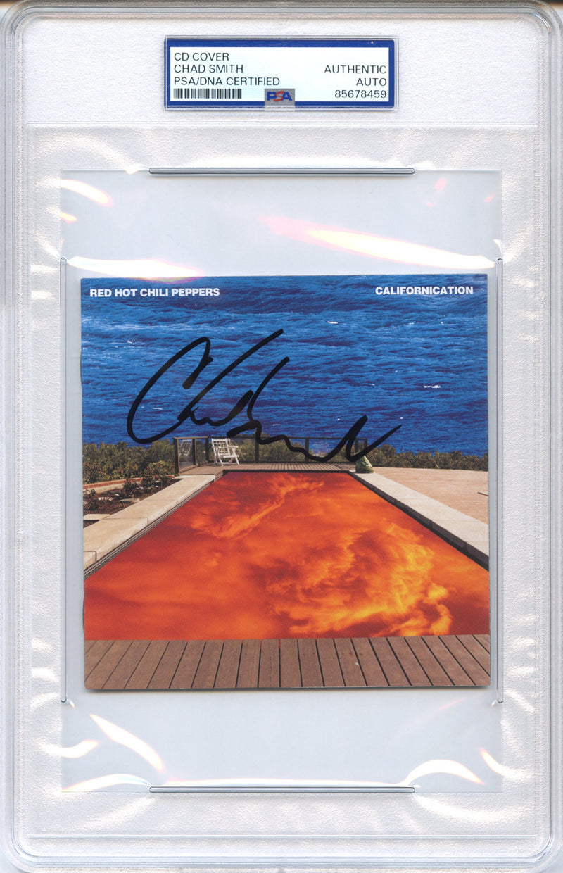 Chad Smith Signed Autographed CD Cover "Californication" PSA/DNA Authenticated